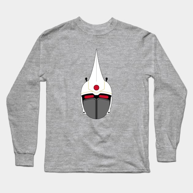 White Blaster Long Sleeve T-Shirt by Javier Casillas